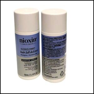 2 x Nioxin Pro Clinical Ultimate Power Hair Fall Defense Shampoo 50ml 1.6floz